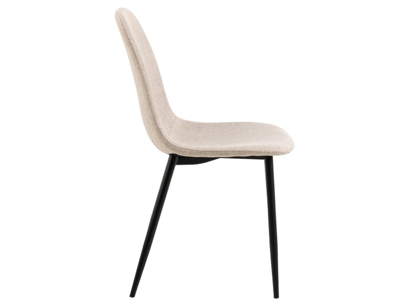 Krzesło Celia beżowe/ czarne - ACTONA